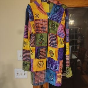 Rising International Multicolor Cotton Jacket